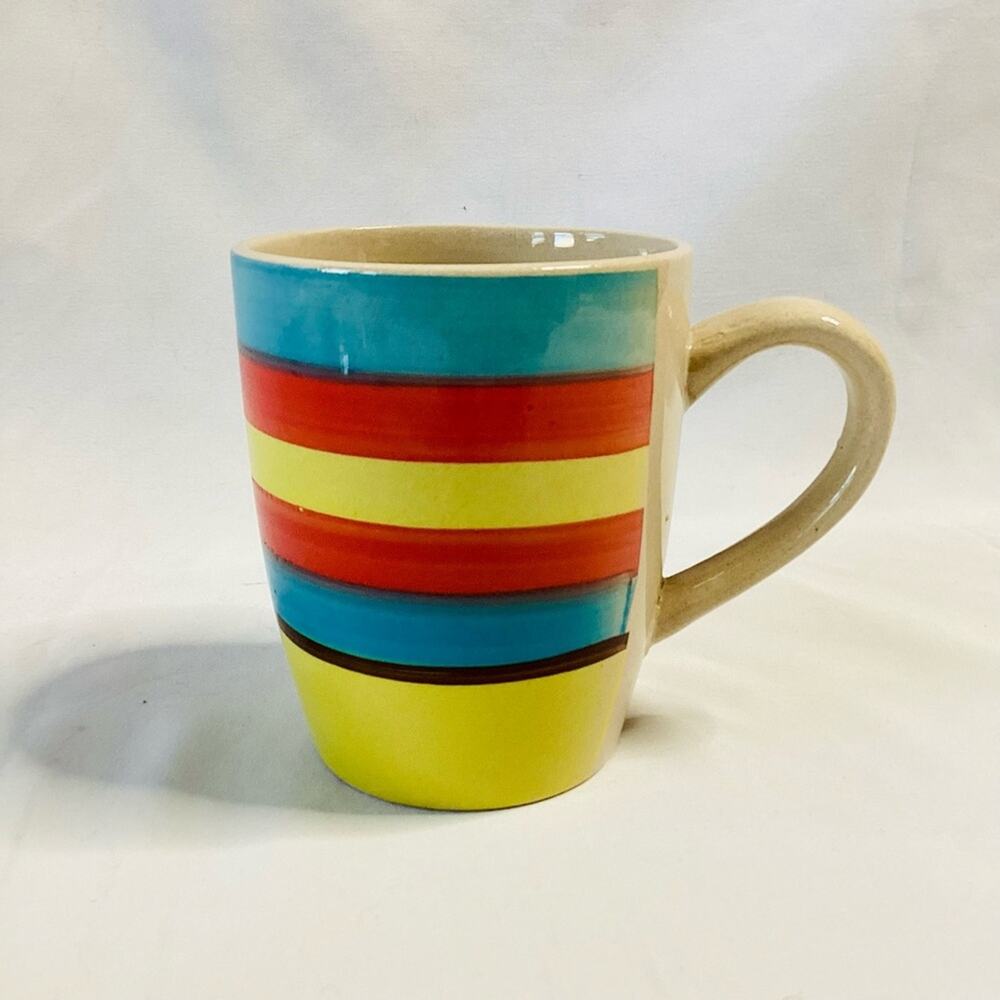 Colorful Stripes Ceramic Mug